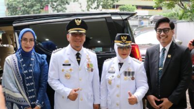 Dilantik Presiden Prabowo , Ibas -Puspa Resmi Menjabat Bupati dan Wabup Lutim