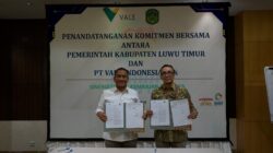 Pemda dan PT.Vale Teken MoU 9 Poin Strategis, Langka Awal Wujudkan Luwu Timur Maju dan Sejahtera