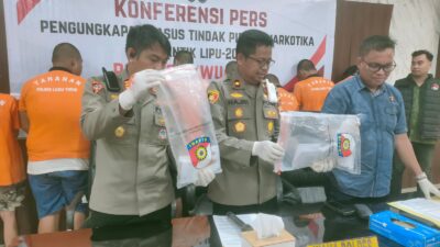 8 Orang Pelaku Narkotika Ditangkap Polisi, Wakapolres : 431 Jiwa Warga Luwu Timur Terselamatkan