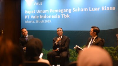 PT Vale Umumkan Bernardus Irmanto Presiden Direktur Masa Jabatan 2027