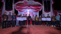 Bupati Luwu Timur Serahkan Simbolis Manfaat Jaminan Kematian di Malam Resepsi Kenegaraan HUT RI ke-80