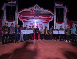 Bupati Luwu Timur Serahkan Simbolis Manfaat Jaminan Kematian di Malam Resepsi Kenegaraan HUT RI ke-80