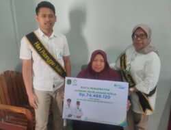 Fitri Tarani Terima Santunan Biaya Pengobatan dari Program JKK BPJS Ketenagakerjaan