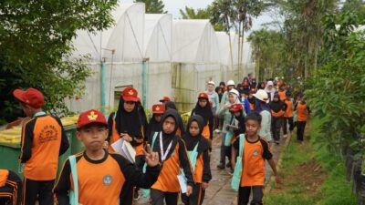 PT Vale Jadi Sekolah Lapangan, Puluhan Siswa SD Belajar Cinta Lingkungan di Area Tambang yang Kini Hijau