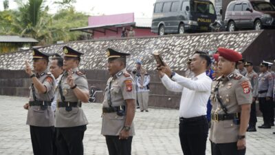 Kapolres AKBP Ario Putranto Pimpin Sertijab, Tekankan Loyalitas dan Peningkatan Kinerja