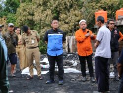 Musibah Kebakaran di Ledu-Ledu, Bupati Irwan Serahkan Bantuan dan Janjikan Pembangunan Rumah