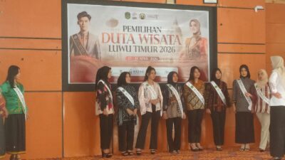 30 Finalis Berebut Mahkota Duta Wisata Luwu Timur 2026, Siap Promosikan Potensi Daerah hingga Nasional