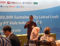 Perkuat Strategi Keuangan Berkelanjutan, PT Vale Raih Fasilitas Pinjaman Sindikasi Berbasis ESG Senilai US$750 Juta