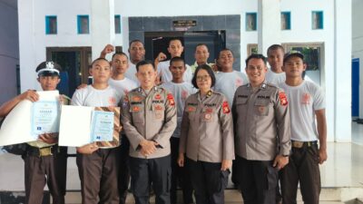 Cetak SDM Siap Kerja, PT CLM Luluskan 9 Peserta Pelatihan Satpam Gada Pratama