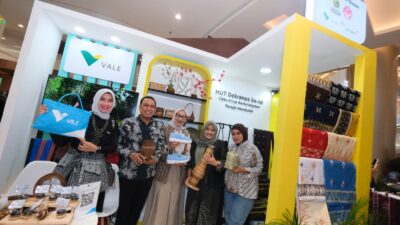 Melestarikan Tradisi, Menciptakan Peluang: PT Vale Promosi Produk UMKM Binaan di Perayaan HKG PKK Nasional dan HUT Dekranas