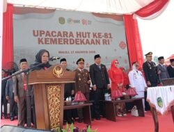 Ketua II DPRD Luwu Timur Bacakan Teks Pembukaan UUD 1945 dalam Upacara HUT RI ke-81