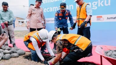 Bangun Fire Shelter Pertama di Kecamatan Bungku Timur, PT Vale Dorong Kesiapsiagaan Darurat Kebakaran
