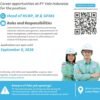 PT Vale Indonesia Buka Lowongan Head of HCBP, IR & GFMS, Penempatan Luwu Timur