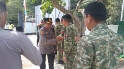 TNI-Polri Kompak, Polres Lutim Beri Kejutan HUT ke-81 TNI